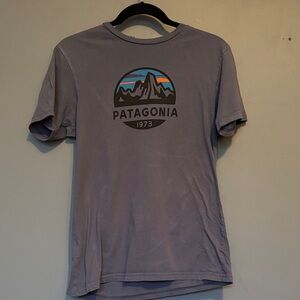 Patagonia Blue Graphic Tee for Men